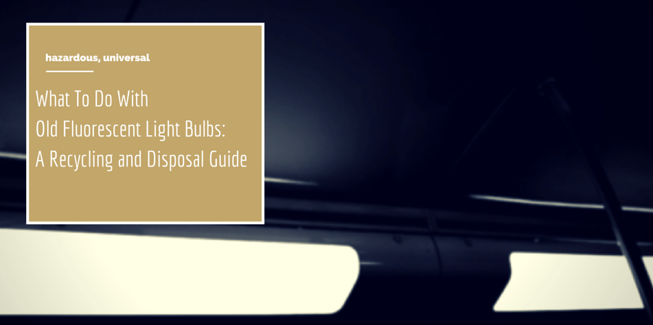 How Should You Recycle Your Old Fluorescent Light Bulbs