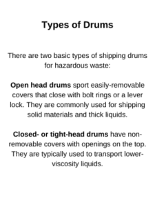 TYPES OF DRUMS
